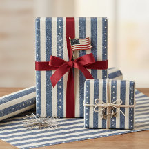 Vintage Americana Stars Stripes Pattern ID1306