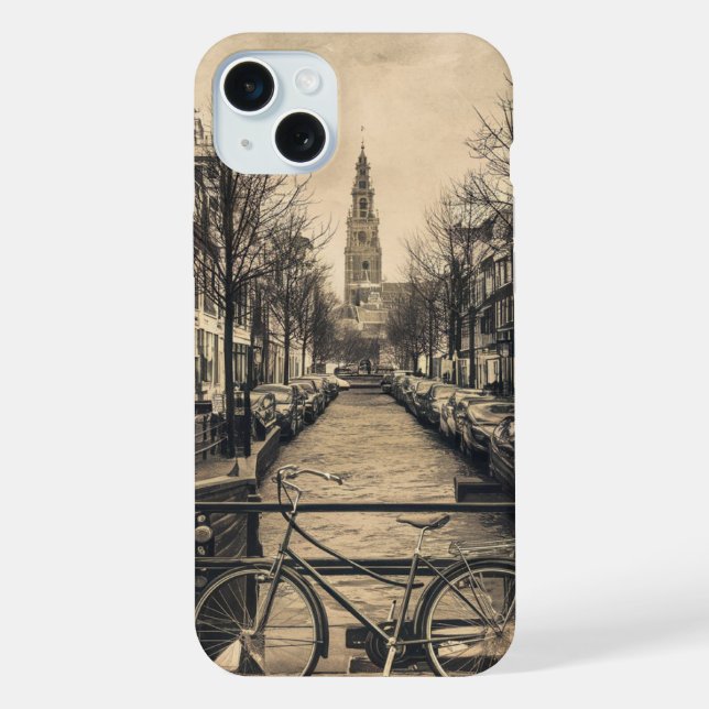 Vintage Amsterdam  iPhone Case (Back)