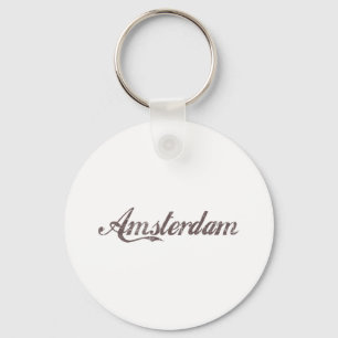 Vintage Amsterdam Keychain