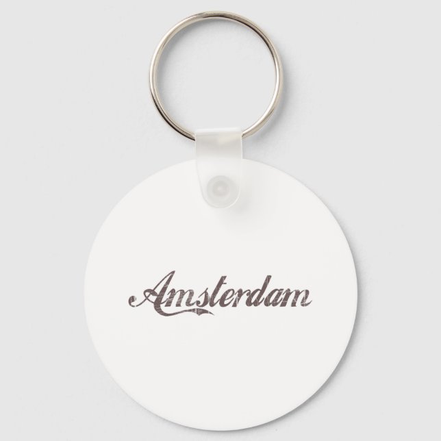 Vintage Amsterdam Keychain (Front)