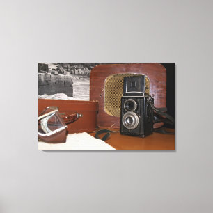 Vintage analogue Camera-recorder Canvas Print