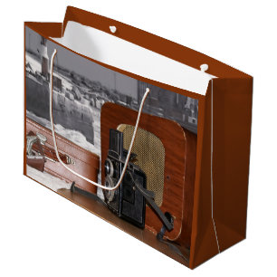 Vintage analogue Camera-recorder Large Gift Bag