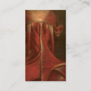 Vintage Anatomy   Neck Business Card