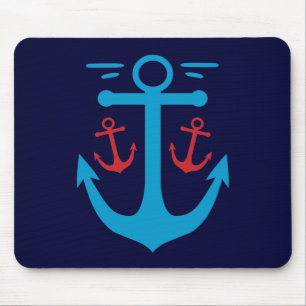 Vintage Anchor Mouse Pad