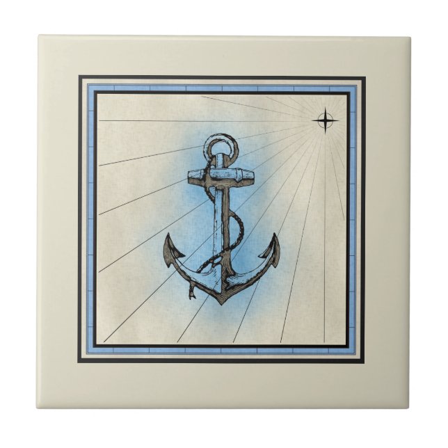 Vintage Anchor Tile (Front)