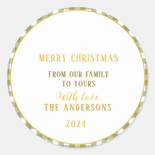 Vintage and Minimalist Christmas Labels