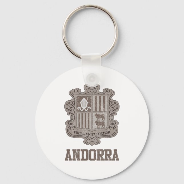 Vintage Andorra Keychain (Front)