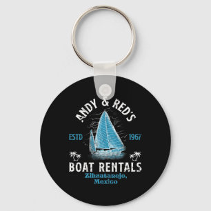 Vintage Andy And Red's Boat Repair Fishing Charter Keychain