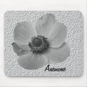 Vintage Anemone Personalized Mousepad