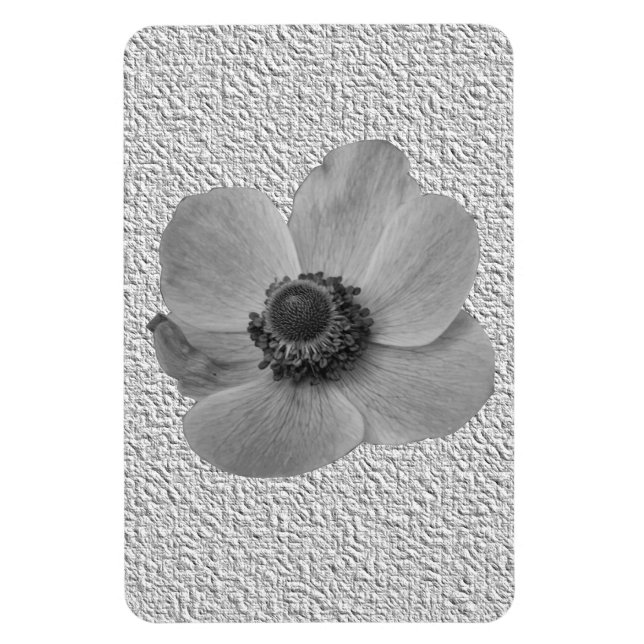 Vintage Anemone Premium Magnet (Vertical)
