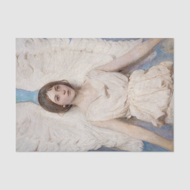 Vintage Angel Abbott Handerson Thayer Decoupage Tissue Paper (Front)