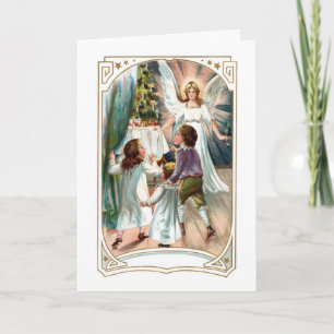 Vintage Angel Christmas Card