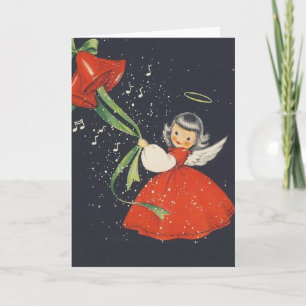 Vintage Angel Christmas Greeting Card