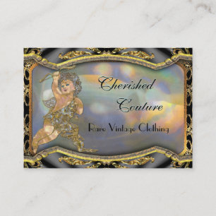 Vintage Angel Elegant Professional Business Card