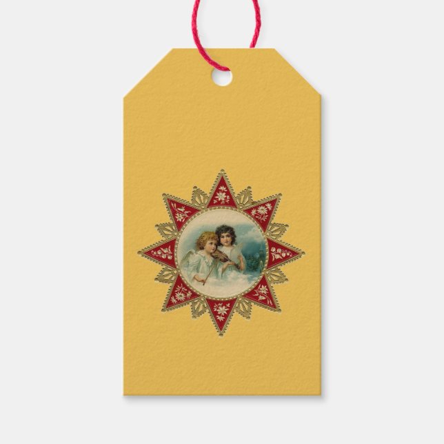 Vintage Angel Gift Tags (Front)
