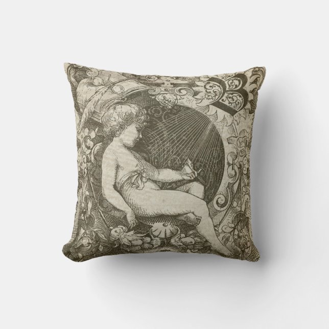 Vintage Angel Pillow (Front)