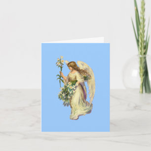 Vintage Angel Prayer Note Card