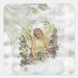 Vintage Angel Sticker