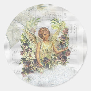 Vintage Angel Sticker