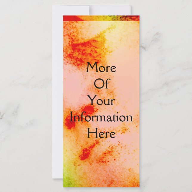 Vintage Angelic Statue Face Bookmark Rack Card (Front)