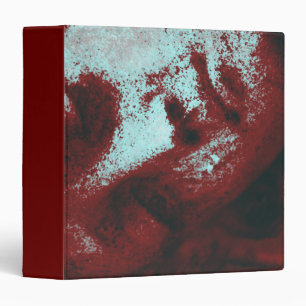 Vintage Angelic Statue Face Grunge Poster Binder