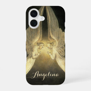 Vintage Angels Hovering Over Jesus Christ iPhone 16 Case