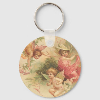 vintage angels keychain