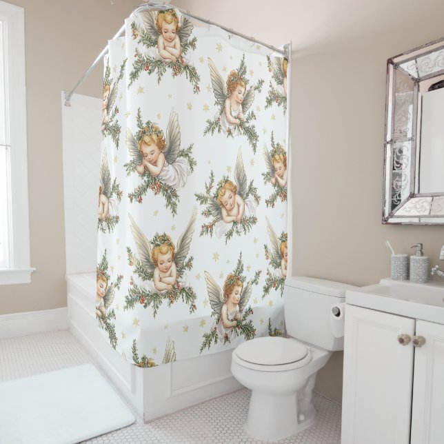 Vintage angels pattern (In Situ)