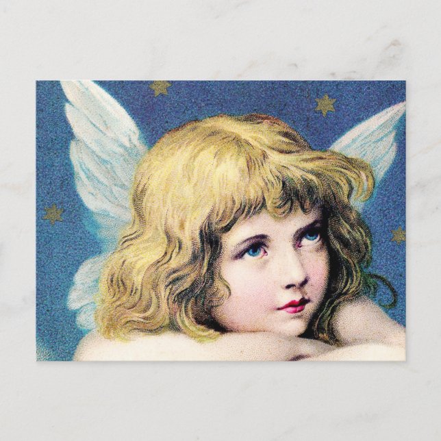 Vintage Angels Postcard (Front)
