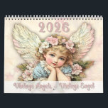 Vintage Angels – Vintage Engel 2026  Calendar<br><div class="desc">Bathed in soft pastel rose, blue, and golden tones, these angels bring beauty, grace, and gentle light. They remind us that every day holds a quiet blessing, waiting to be seen with the heart. Let their presence inspire you to walk with hope, surround yourself with beauty, and shine kindness wherever...</div>