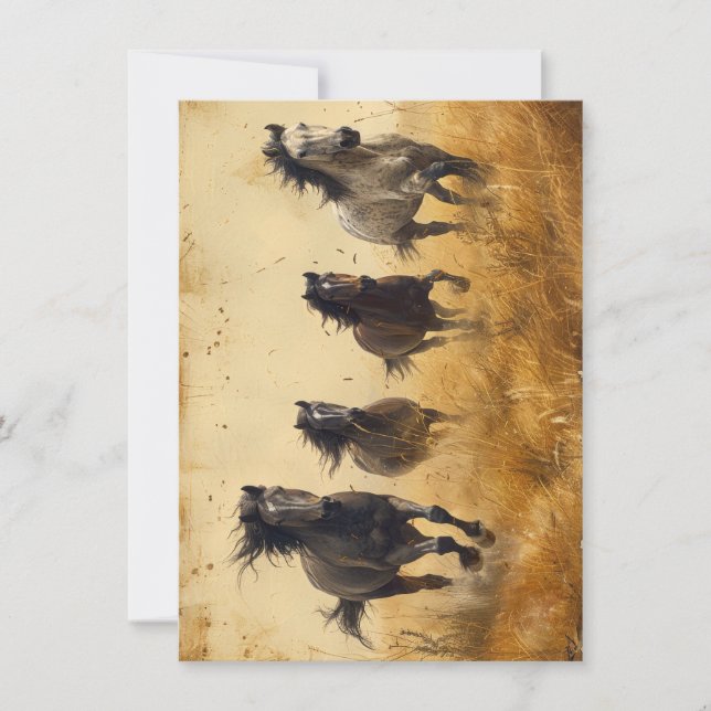 Vintage Animal Scenes Card (Front)