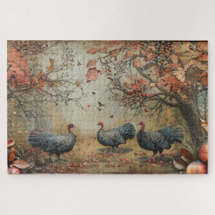 Vintage Animal Scenes Jigsaw Puzzle