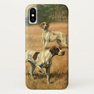 Vintage Animals, English Pointer Hunting Dogs Case-Mate iPhone Case