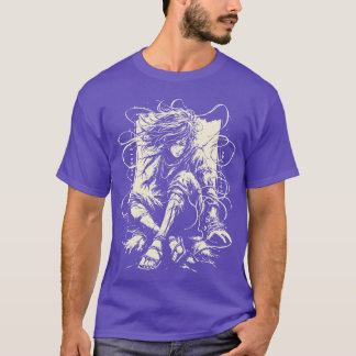 Vintage Anime Girl retro T-Shirt
