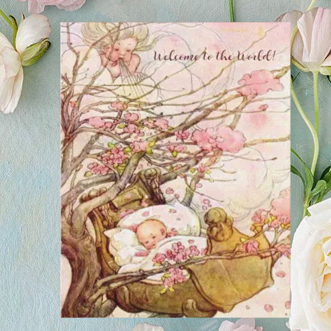 Vintage Anne Anderson New Baby Congratulations Card (Creator Uploaded)