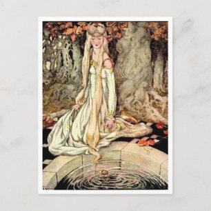 Vintage Anne Anderson The Frog Prince Postcard