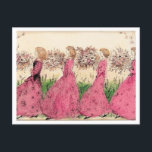 Vintage Annie French The Bridesmaids Postcard<br><div class="desc">Soft and delicate hues and lines decorate this striking vintage illustration by Annie French of the Glasgow School of Art. It captures perfectly the beautiful joys of friendship and love on a lovely day!</div>