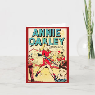 Vintage "Annie Oakley" Greeting Card