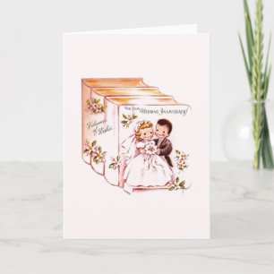 Vintage Anniversary Greeting Card