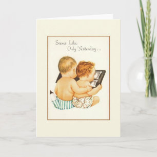 Vintage Anniversary Greeting Card