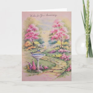 Vintage Anniversary Greeting Card