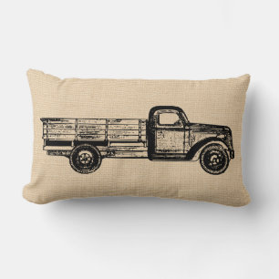 Vintage Antique Camion Coussin personnalisé
