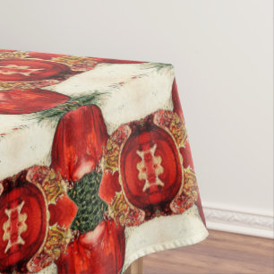 Vintage antique Christmas Themed Part 16 Ephemera Tablecloth