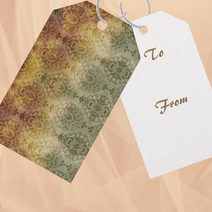 Vintage Antique Damask All Occasion Gift Tags