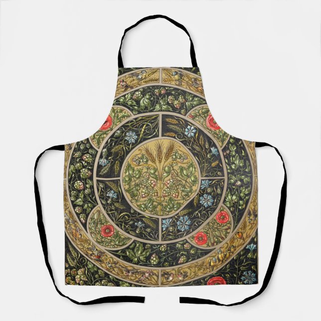 Vintage Antique Design-1 All-Over Print Apron (Front)