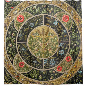 Vintage Antique Design-1 Shower Curtain