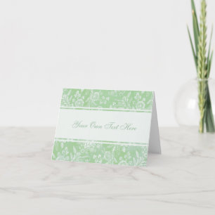 Vintage Antique Floral Write Your Own Thank You Card
