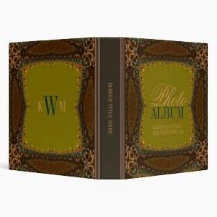 Vintage Antique Fractal Lace Photo Album Binder