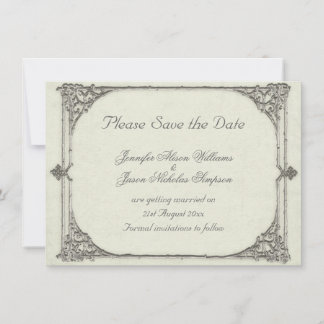 Vintage / Antique Frame Style Save the Date