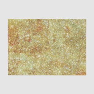 Vintage Antique Glitter Texture Gold Decoupage Tissue Paper